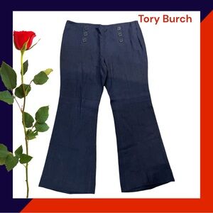 🇺🇸TORY BURCH NEW SAILOR PANTS BLUE